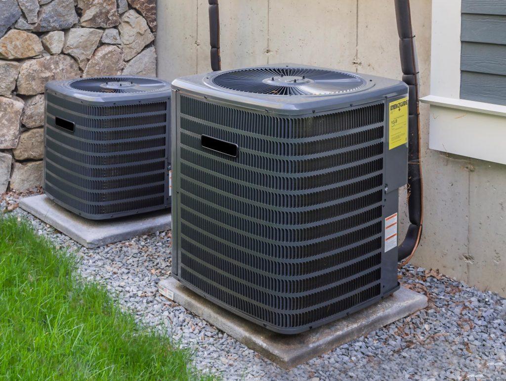 Air Conditioning Unit outside in the hot sun in West Palm Beach